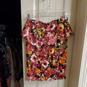 Xhilaration peplum pencil skirt